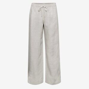 Aritzia Wilfred Thesis Linen Blend Pant Size M in Light Grey Never Worn